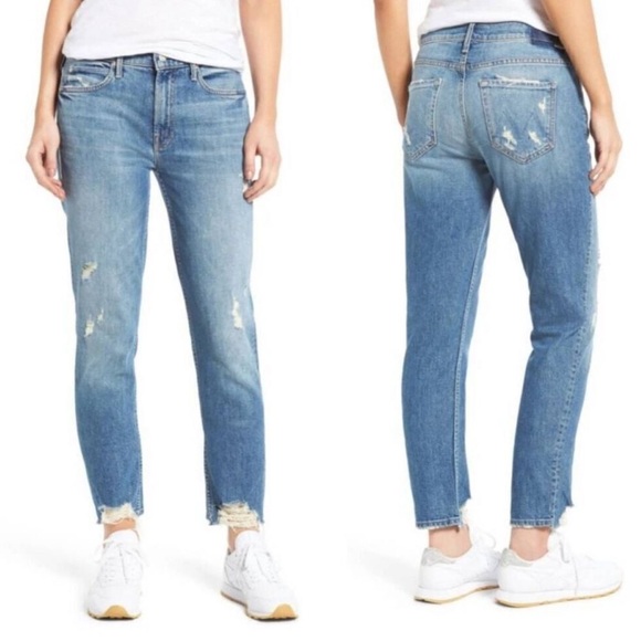NWOT MOTHER The Flirt Fray Jeans in Cold Feet Women’s 30 - Picture 3 of 16